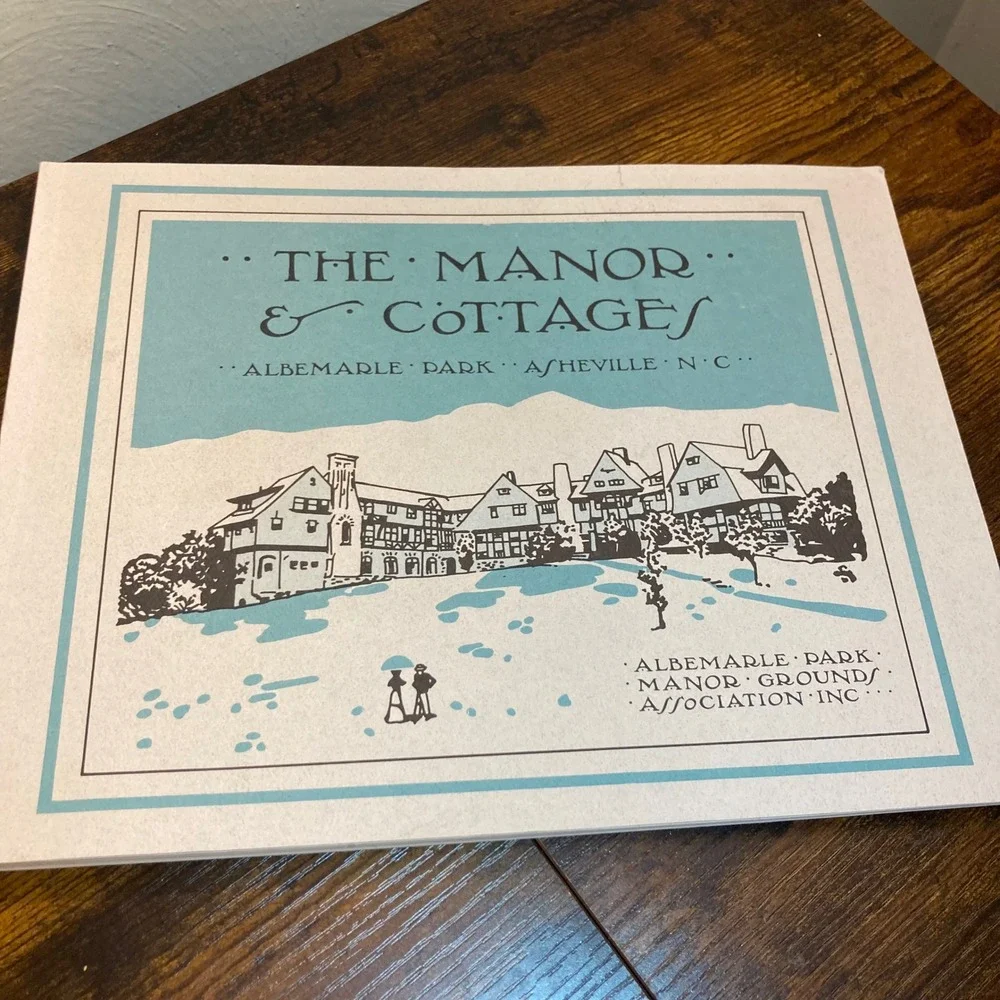 The Manor and Cottages Albemarle Park Asheville NC Mathews 1st Ed 1991 History